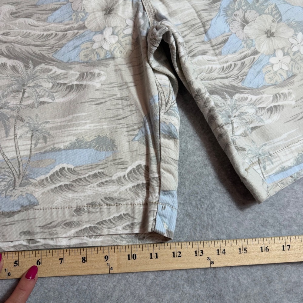 Tori Richard Mens Shorts 38 Hawaiian Tropical Palm Floral Stretch Golf Resort - Picture 12 of 12